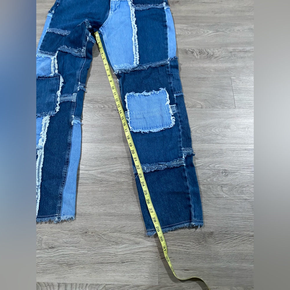 The Ragged Priest Rabble Patchwork Denim Jeans - Picture 5 of 7